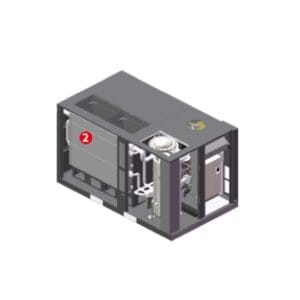 Multi-section high efficiency cooler