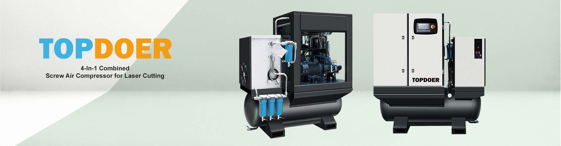 Topdoer 4-In-1 Combined Screw Air Compressor for Laser Cutting